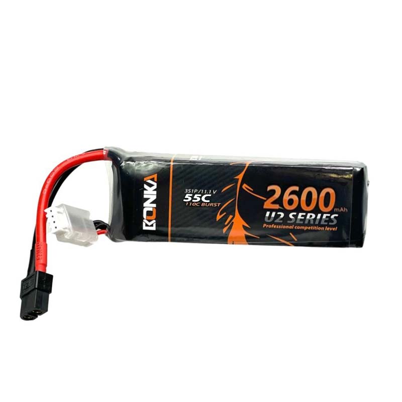 BONKA 2600mAh 55C 3S LiPo Battery for RC Helicopter